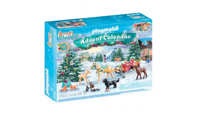 Advent Calendar Horses of Waterfall - Christmas Sleigh Ride