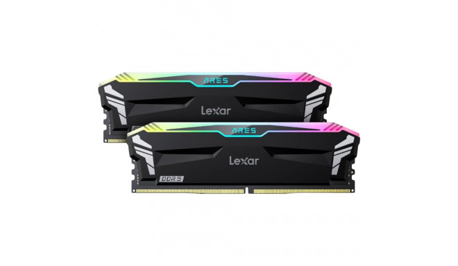 Lexar 32GB Kit (2x16GB) Ares DDR5 6000 CL30 1.35V Memory with heatsink and RGB lighting,Dual pack, B