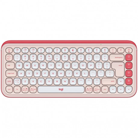 LOGITECH POP ICON KEYS - ROSE - US INT'L - BT - INTNL-973