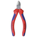 KNIPEX side cutters 70 05 125, cutting pliers (red/blue, length 125mm)