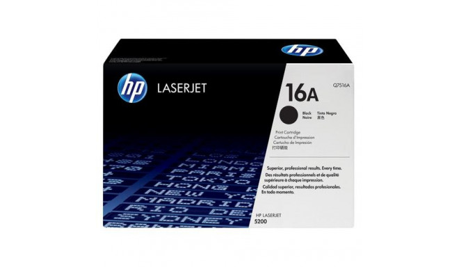 HP 16A Black Original LaserJet Toner Cartridge