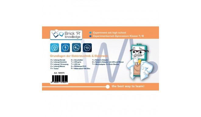 "ALLNET BrickRknowledge Experimentierset Gymnasium Klasse 7/8"