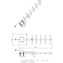 "ALLNET Antenne 868MHz 10dbi Antenne (N-Female) YAGI ANT-868-10dbi-Yagi LoRA HELIUM IoT"