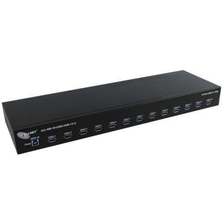 "Z ALLNET USB 3.0 13 Port HUB-Type-A, 19 1HE"