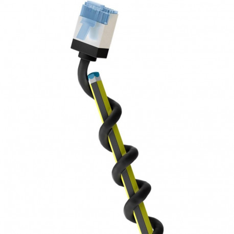 Võrgukaabel Cat6a U/FTP 0.15m, must, LSZH, CU, Slim, Ultra-Flex