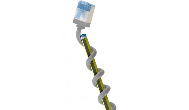 Ultra-Flexible CAT 6A Patch Cable, Slim, U/FTP, grey