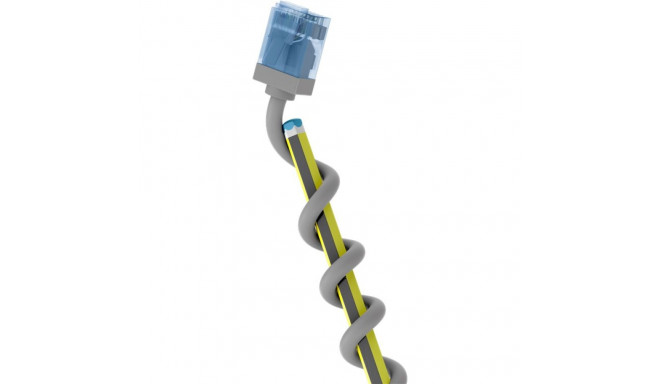 Võrgukaabel Cat6a U/UTP 2.0m, hall, LSZH, CU, Slim, Ultra-Flex