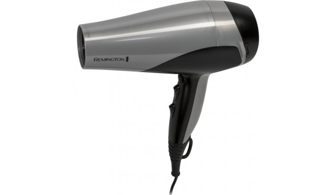 Remington D3190S Ionic Dry Hair Dryer, Grey/Black