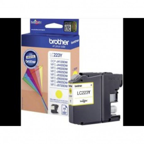 Brother LC-223Y Ink Cartridge, Yellow