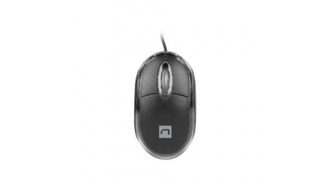 Natec Mouse, Vireo 2, Wired, 1000 DPI, Optical, Black