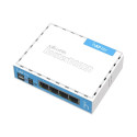 MikroTik hAP lite - 10,100 Mbit/s - 5 V - 3 W - Valge - Integreeritud antenn - 1.5 dBi