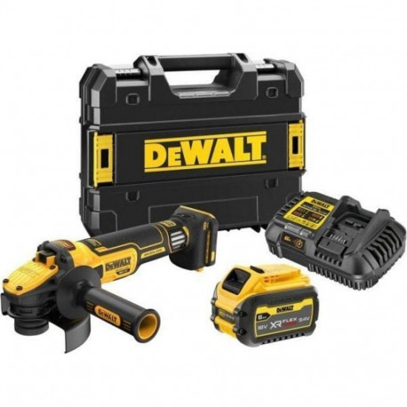 DEWALT.ANGLE GRINDER. 18V DCG409VST1 1x6.0Ah FV REG. RPM