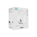 Logitech H390 USB Computer Headset Wired Headphones, USB Type-A, Off-white