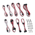 CableMod Classic ModMesh RT Kaablite Komplekt ASUS/Seasonic/Phanteks - valge/punane
