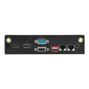 Shuttle XPC slim Barebone DS20U3V2, i3-10110U, 2x LAN (1xGbit, 1x 2.5Gbit),1xCOM,1xHDMI,1xDP, fanles