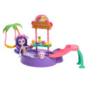 PROMO Enchantimals troopiline ujumisbasseini komplekt + HTW73 MATTEL ahvinukk