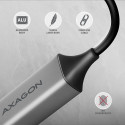 AXAGON ADE-TXCA Gigabit Ethernet Adapter, USB-C + USB-A - Titaan Hall