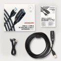 Axagon ADR-305 USB 3.2 Gen 1 A-M -> A-F active extension/repeater cable 5m - Kabel - Digital/Daten U