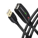AXAGON ADR-215 aktiivne USB 2.0 pikenduskaabel, USB-A isane/emane - 15m