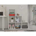 Topeshop STEP BIEL 3X3 living room bookcase