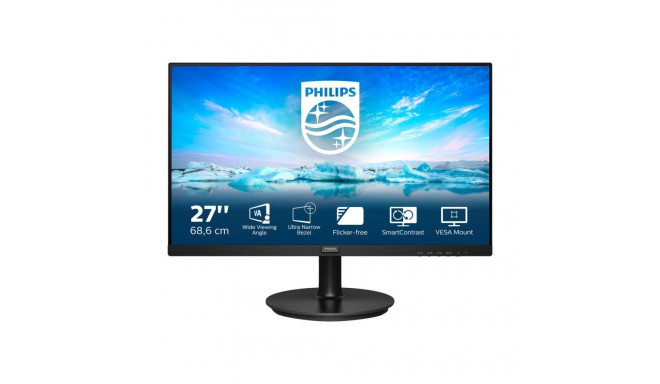 PHILIPS 271V8L/00 27-tolline VA LCD 16:9 1920x1080 4ms 250cd/m2 3000:1 VGA HDMI