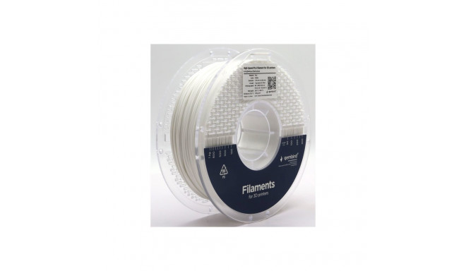 GEMBIRD High Speed PLA filament white 1.75 mm 1 kg