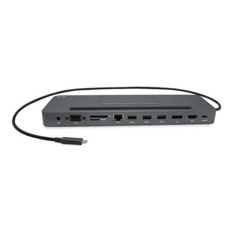 I-TEC USB-C Metal 4K 3xDisplay DS 1xHDMI1xVGA1xDP 1xSD+1xmicroSD CR 1xGLAN 1x3.5mmAudio 2xUSB 3.0 2x
