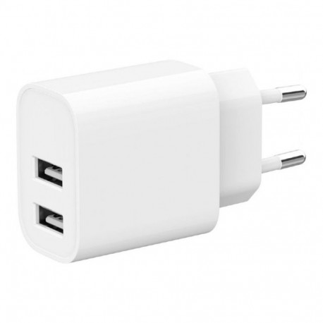 GEMBIRD 2-pordiline universaalne USB-laadija 2.4A, valge