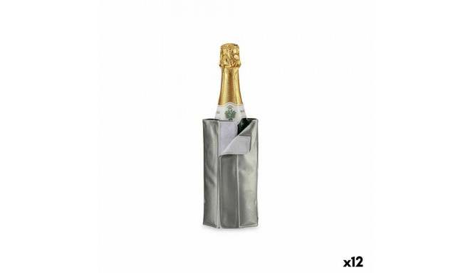 Bottle Cooler Grey PVC 18,5 x 2,5 x 8,5 cm (12 Units)