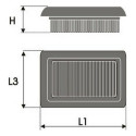 Воздушный фильтр Green Filters P554733