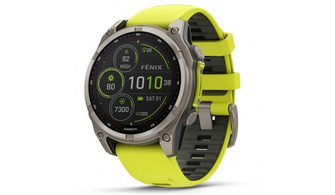 SMARTWATCH FENIX 8 SAPP. SOLAR/YELLOW 010-02906-21 GARMIN