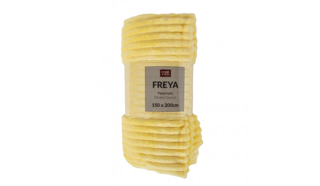 Pleed FREYA 150x200cm, kollane