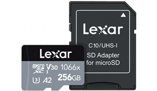 Lexar mälukaart microSDXC 256GB Professional 1066x UHS-I