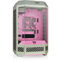 Thermaltake The Tower 300 hellgruen/rosa Tempered Glass