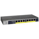 "8P Netgear GS108PP PoE+ RM"