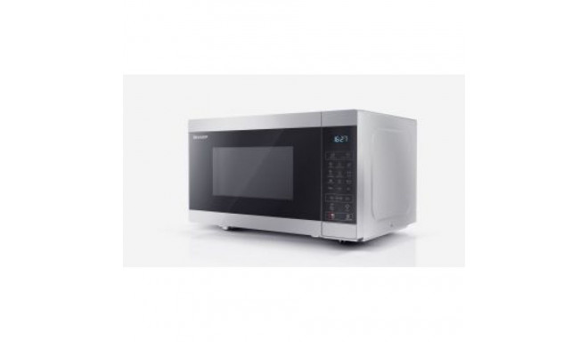 Sharp Microwave Oven with Grill YC-MG81E-S Free standing, 900 W, Grill, Silver