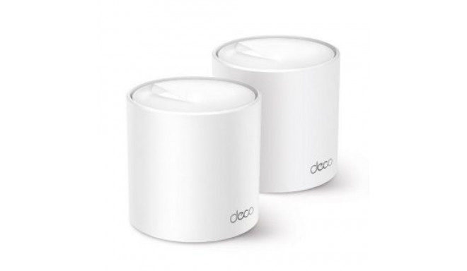 TP-Link Whole Home Mesh Wi-Fi 6 System Deco X50 (2-pack) 802.11ax, 574+2402 Mbit/s, Ethernet LAN (RJ