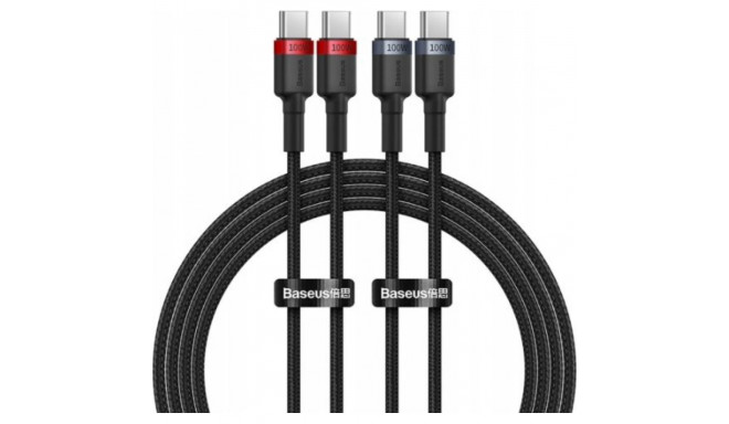 Baseus USB-C - USB-C Kaabel 1m Must (BSU4887)