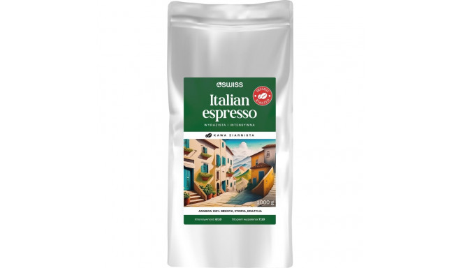 Coffee beans 4Swiss Italian Espresso freshly roasted 1 kg