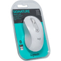 Logitech Signature M650 L LEFT juhtmevaba hiir, RF Wireless + Bluetooth, 4000 DPI, valkjas