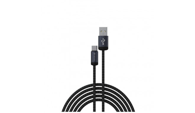 Devia cable Gracious EC649 USB - USB-C 1,0 m 2A black