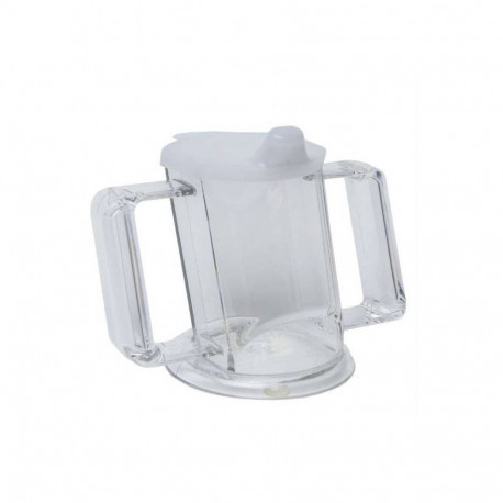 Mug for a disabled person transparent