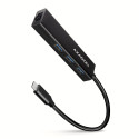 AXAGON HMC-GL3A USB-C jaotur, 3x USB-A, Gbit-LAN, must