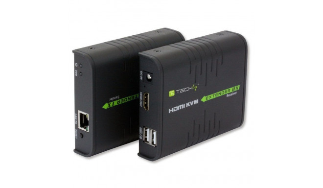 Techly IDATA HDMI-KVM2 KVM pikendaja saatja ja vastuvõtja