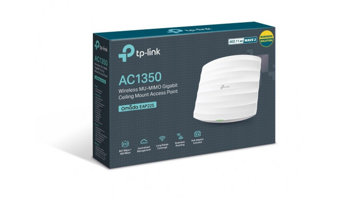 TP-Link Omada EAP225 wireless access point 1350 Mbit/s White Power over Ethernet (PoE)