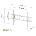 Techly 40-65" LED LCD teleri seinakinnitus kallutatav ICA-PLB 131L