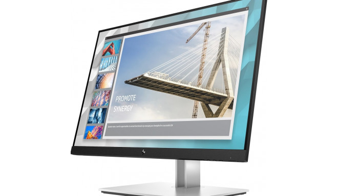 HP E-Series E24i G4 61 cm (24") 1920 x 1200 pikslit WUXGA must, hõbedane
