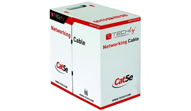 Techly ITP7-UTP-IC-CCA networking cable Grey 305 m Cat5e U/UTP (UTP)