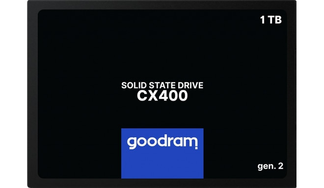 Goodram CX400 gen.2 2.5" 1024 GB Serial ATA III 3D TLC  NAND