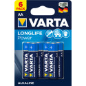 82-543# Bateria alkaliczna aa 1.5 lr6 varta longlife power